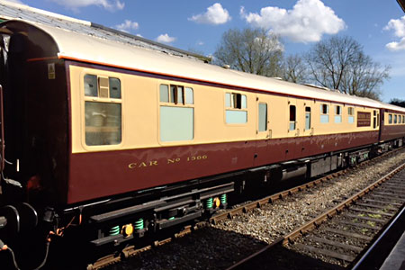 RKB 1566 in the Belmond Northern Belle at Kingscote - Roy Watts - 12 April 2016