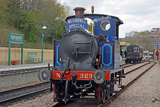 Bluebell with a Bluebell Special at East Grinstead - Brian Lacey - 27 April 2016