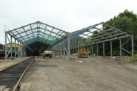 OP4 shed progress at Horsted Keynes - Dave Clarke - 30 May 2016