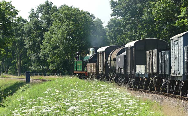 H-class with the vintage goods train - Keith Duke - 23 July 2016