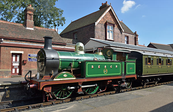 H-class and LBSCR Carriage 7598 at Sheffield Park - Brian Lacey - 30 August 2016
