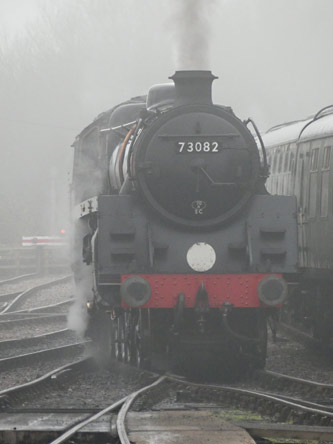 'Camelot' coming off shed - Keith Duke - 17 December 2016