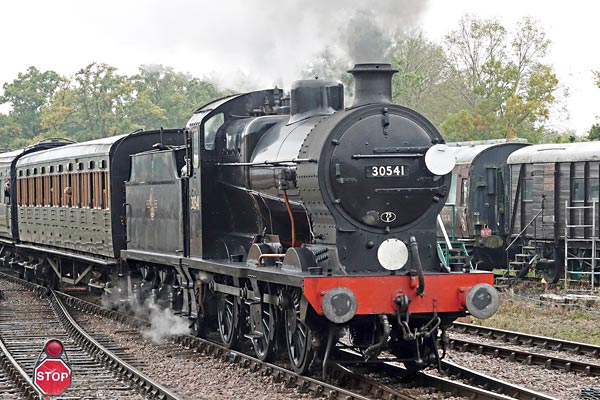 Q-class arrives at Horsted Keynes - Brian Lacey - 25 October 2016