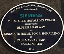 The Siemens Signalling Award - Robert Hayward - 7 December 2016