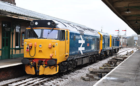 50049 in platform 3 at Horsted Keynes - David Long - 29 March 2017