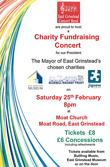East Grinstead Concert Band - Charity Fundraising Concert - 25 February