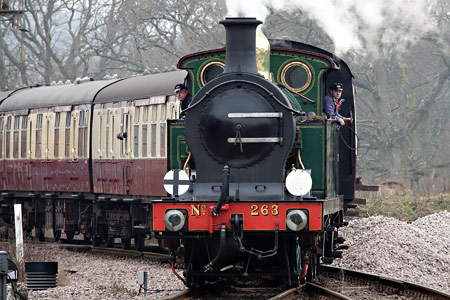 H-class entering Horsted Keynes - Brian Lacey - 14 February 2017