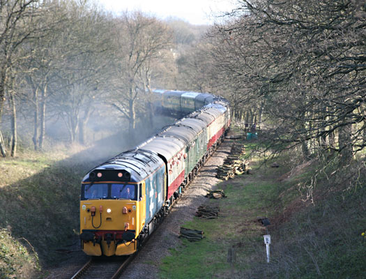 50049 with the 12-coach train - Julian Clark - 31 March 2017