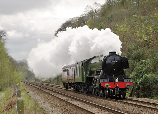 'Flying Scotsman' on route from Keighley - Paul Berry - 11 April 2017