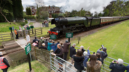 'Flying Scotsman' at West Hoathly - Mike Anton - 13 April 2017