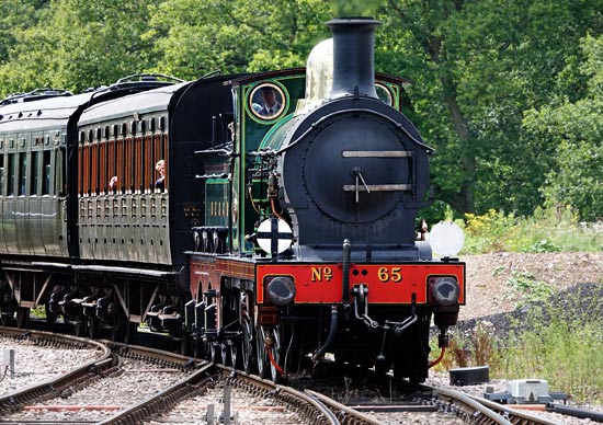 O1 enters Horsted Keynes - Brian Lacey - 16 August 2017