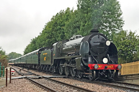 847 arrives at East Grinstead - Brian Lacey - 26 July 2017