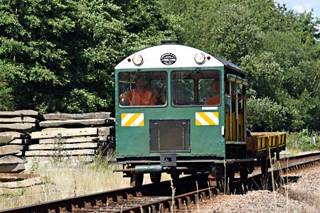 Wickham Trolley out on a maintenance job - Brian Lacey - 1 August 2017