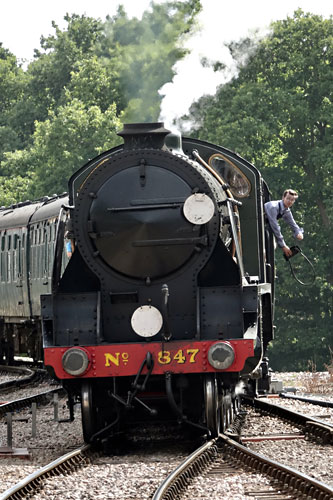 S15-class No.847 approaches Horsted Keynes - Brian Lacey - 28 July 2018