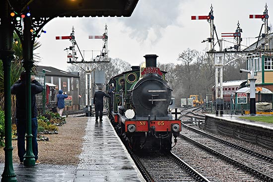 H and O1 double heading a Santa Special - Brian Lacey - 1 December 2018