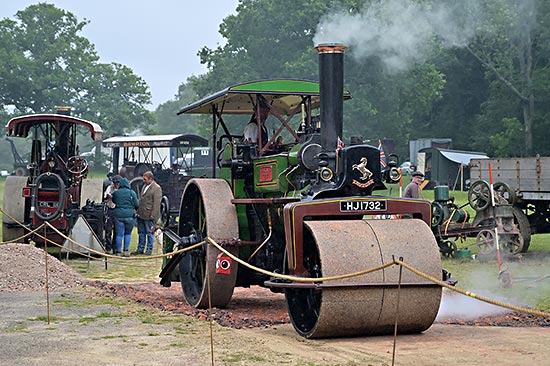 Aveling Porter road-rolling - Brian Lacey - 15 June 2019