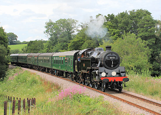 80151 on a test run - Peter Edwards - 26 July 2019