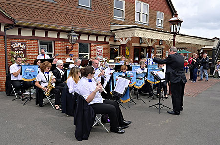 Bluebell Railway Band at Sheffield Park - Brian Lacey - 11 August 2019