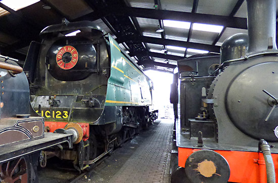 Blackmoor Vale back in the loco shed - John Sandys - 5 January 2020