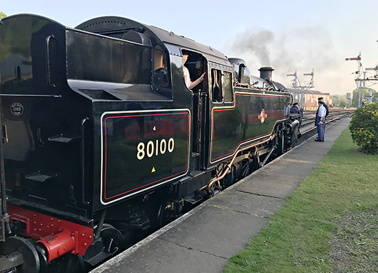 80151 running as 80100 at the Branch Line Weekend - Richard Salmon - 11 May 2024