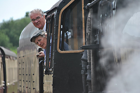 On Camelot's the footplate - Graham Lugsdin - 7 June 2024