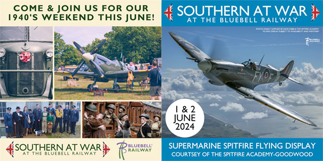 Southern At War At The Bluebell Railway - 1 & 2 June 2024